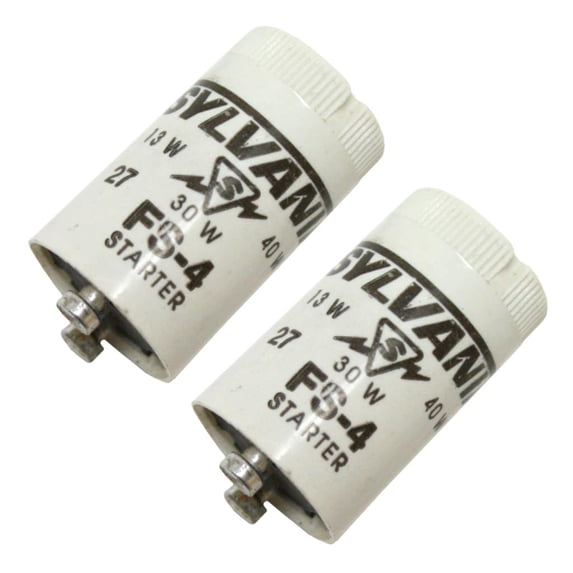 Osram Sylvania 44917, 2W - Fluorescent Starter Electrical Ballasts 2 Piece Pack