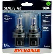 Osram Sylvania 9004 SilverStar High Performance Halogen Headlight Bulb, 2 Count
