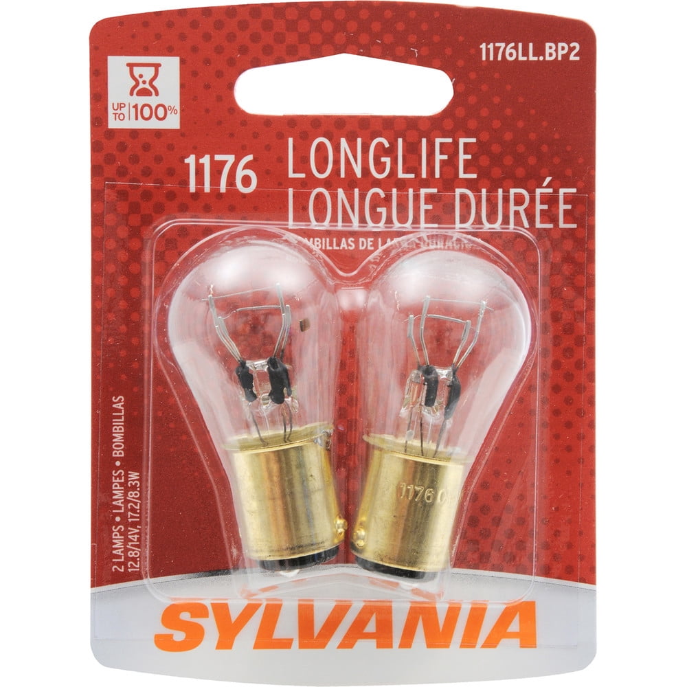 Sylvania 1176LL.BP2 Long Life Blister Pack Twin Tail Light Bulb