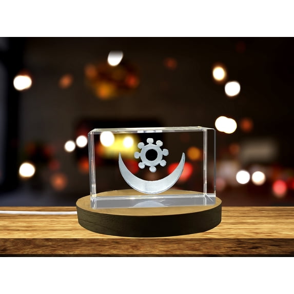 Osram ne Nsoromma 3D Engraved Crystal Gift