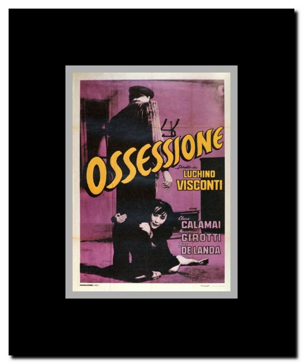 Ossessione Framed Movie Poster
