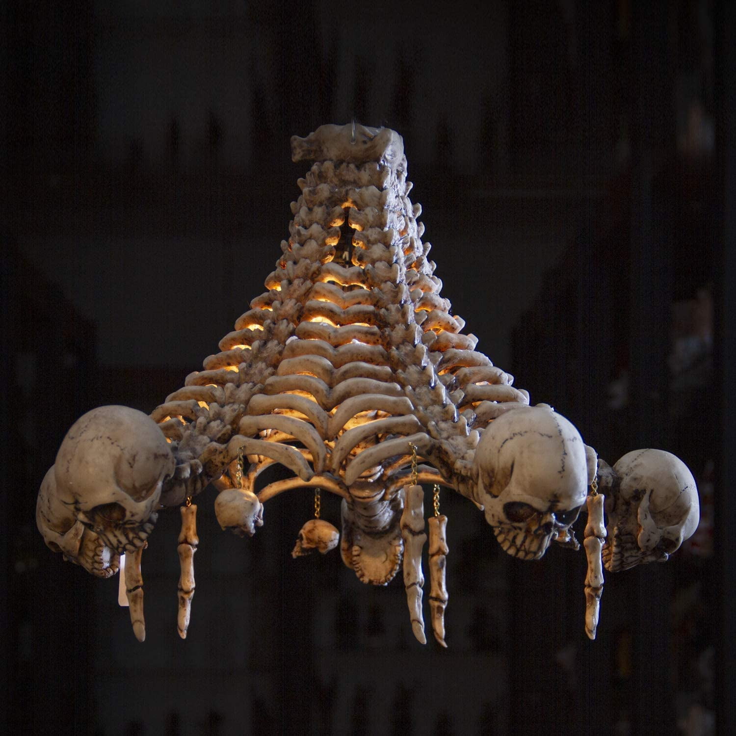 Skull on sale ceiling light