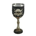 thumbnail image 1 of Ossuary Style Skull and Bones Port Wine Goblet Gothic 3 Oz, 1 of 4