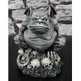thumbnail image 1 of Ossuary Winged Toad Troll Gargoyle Standing On A Bed Of Skulls Statue 6.25"H, 1 of 5