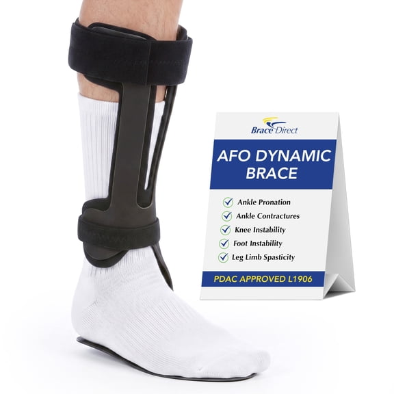 Ossur AFO Dynamic Brace with Flex-Foot Design PDAC L1932 - Lightweight Support for Foot Drop & Ankle Stability