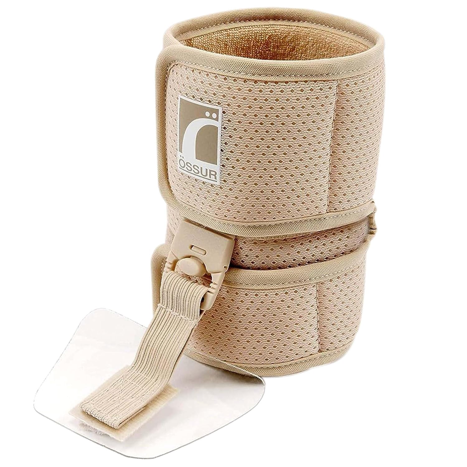 Ossur Ankle Brace, Foot Brace | AFO Foot Drop Brace for Drop Foot Support | Lightweight, Adjustable Wrap for All-Day Comfort | Breathable Material for All Day Walking (Beige, X-Large)