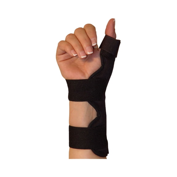 Ossur Black Hook and Loop Strap Thumb Splint for Either Hand 30000
