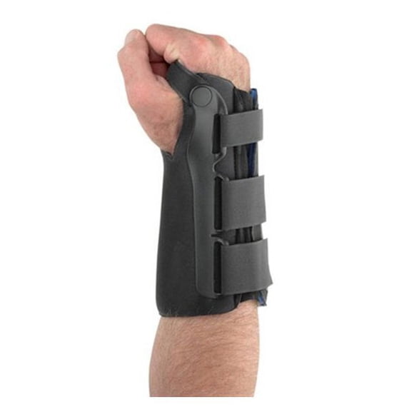 Ossur Exoform Aluminum / Plastic Hook and Loop Strap Wrist Brace for Left Hand
