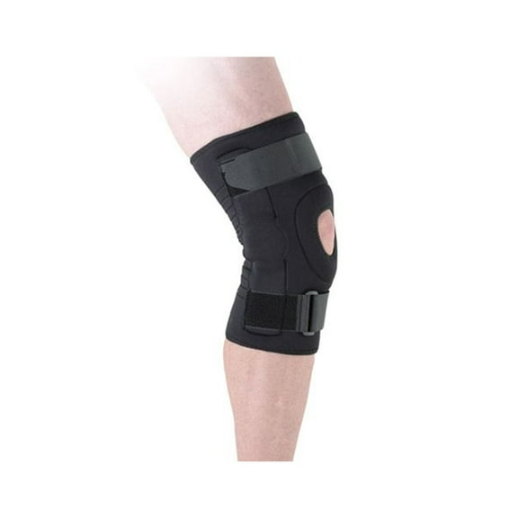 Ossur Form Fit Neoprene Hinged Knee Support, For Knee Instabilities, Small, Black