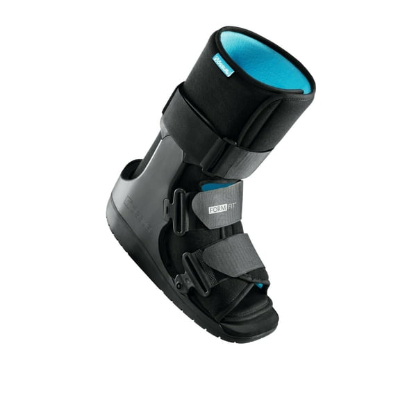Ossur Formfit Walker Boot (Non-Air) - Medical Grade Immobilization for Strains, Sprains & Stable Fractures | Pneumatic Technology to Reduce Pain & Swelling | Breathable Material (Low Top, Small)