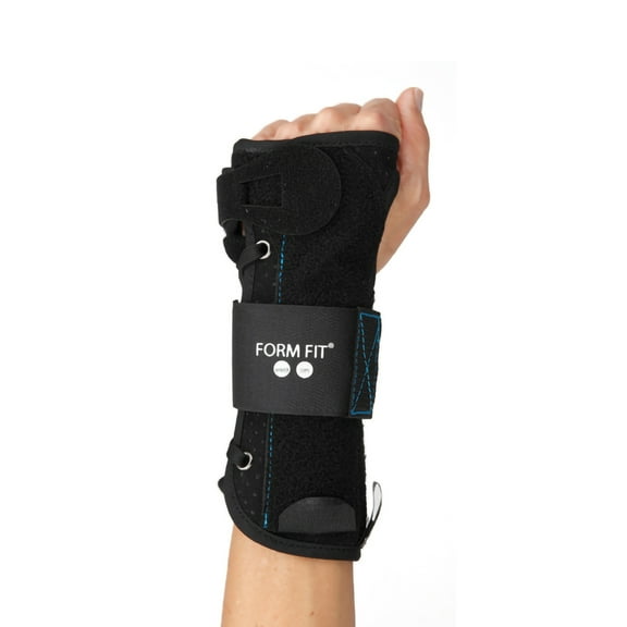 Ossur Formfit Forearm and Wrist Brace for Right Hand, Single-Pull Lace Closure, Easy Hook and Loop Tab, 1 Ct