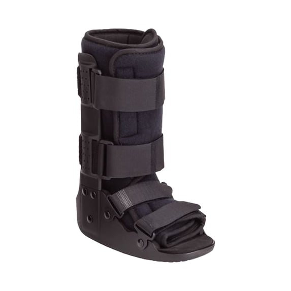 Ossur Pediatric Walking Boot Surgical Shoe - Easy Hook and Loop Strap, Left or Right Foot - Black, Small, 1 Ct