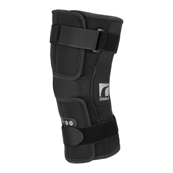 Ossur Rebound Cooltech Fabric Hook and Loop Strap Knee Brace Hinged / Wraparound / Open Patella XL, 703058, 1 Each