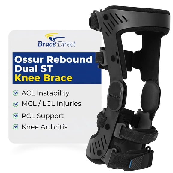 Ossur Rebound Dual ST Knee Brace L1845 Adjustable ROM