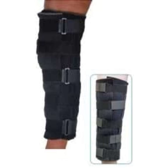 Ossur Universal Foam Knee Immobilizer Brace Support Black