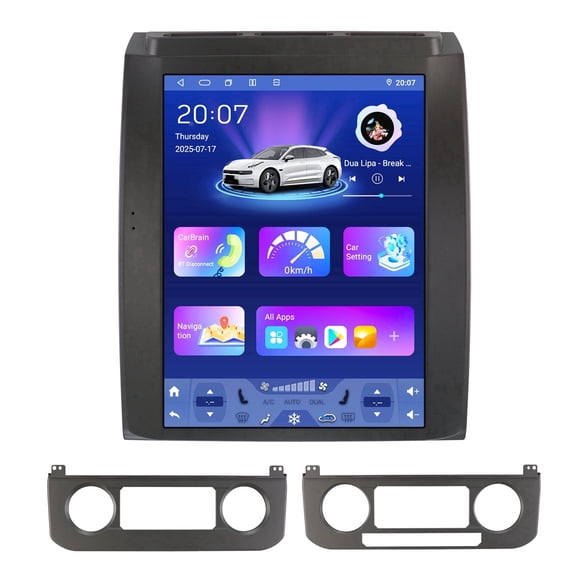 Ossuret 12.1" Touch Screen Android 14 Car Stereo Radio For Ford F-150 F150 2015-2020 Apple CarPlay Bluetooth 4+64GB WiFi AUX Head Unit Multimedia GPS Navigation In-Dash