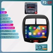 Ossuret Android 13 Car Stereo Radio For Mitsubishi Outlander Sport 2011-2017/ ASX 2013-2015/ RVR 2011-2017 Apple CarPlay Bluetooth WiFi AUX 2+32GB Head Unit Multimedia GPS Navigation Player In Dash
