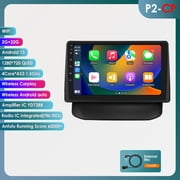 Ossuret Android Auto Apple CarPlay 2+32GB Bluetooth Wifi AUX Car Stereo Radio Head Unit Multimedia GPS Navigation Player For Ford Fiesta 2009 2010 2011 2012 2013 2014 2015 2016