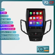 Ossuret Apple CarPlay Android 13 Bluetooth 2+32GB Wifi AUX Car Stereo Radio Head Unit Multimedia GPS Navigation Player In Dash For Ford Fiesta 2009 2010 2011 2012 2013 2014 2015 2016