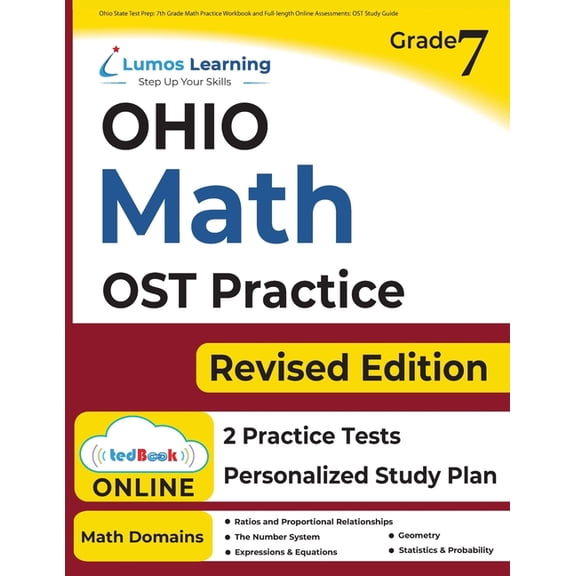 Ost by Lumos Learning Ohio State Test Prep: 7th Grade Math Practice Workbook and Full-length Online Assessments: OST Study Guide, Book 9, (Paperback)