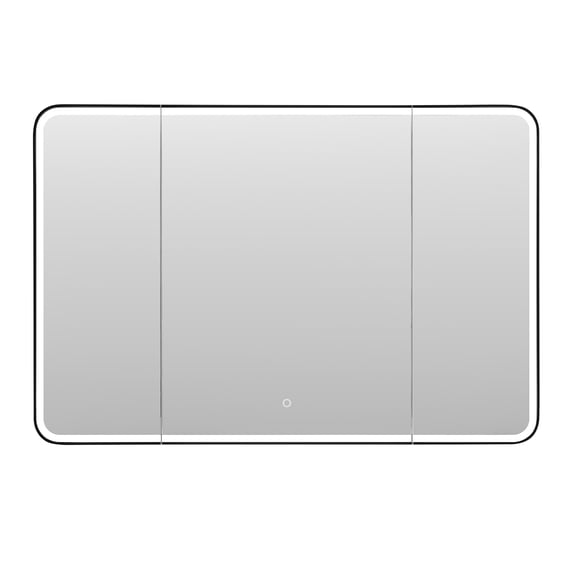 Ostaria 48" Aluminum Surface-Mount/Reccessed Lighted Mirror Medicine Cabinet