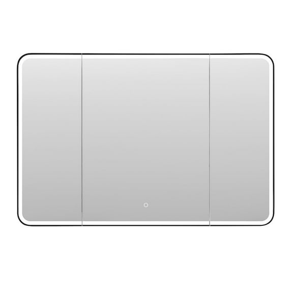 Ostaria 48" Aluminum Surface-Mount/Reccessed Lighted Mirror Medicine Cabinet