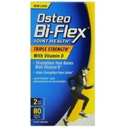 Osteo Bi-Flex قوة ثلاثية متقدمة مع فيتامين D3 ، Caplets 80 ea Pack of 2