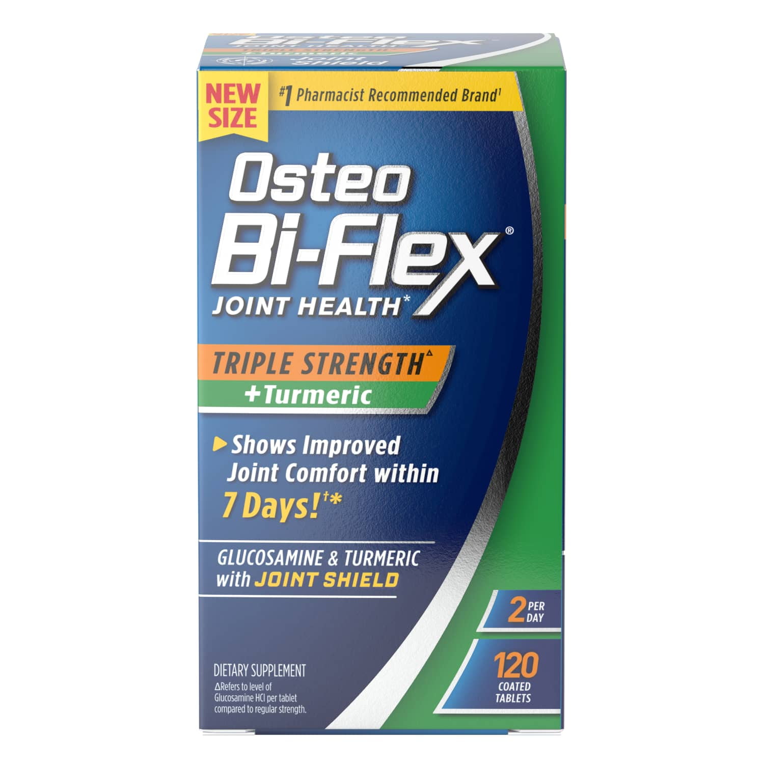 Osteo Bi-Flex Glucosamine with Turmeric, Coated Tablets, 120 Count