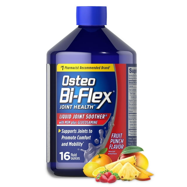 Osteo BiFlex Liquid Joint Soother With Vitamin C and Glucosamine, 16