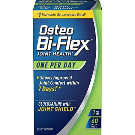Osteo Bi-Flex One Per Day, Glucosamine Joint Health Supplement with Vitamin D, Coated Tablets, 60 Count
