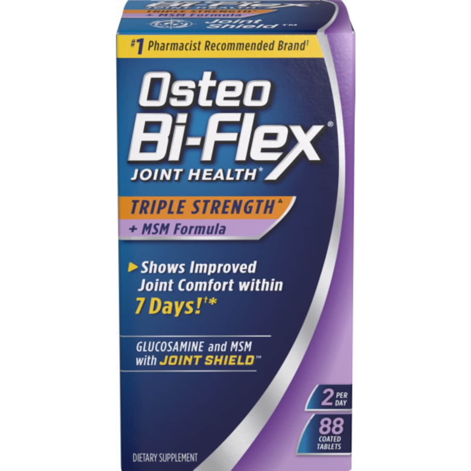 Osteo Bi-Flex Triple Strength Joint Health Dietary Supplement with Glucosamine Chondroitin MSM, 88 Count