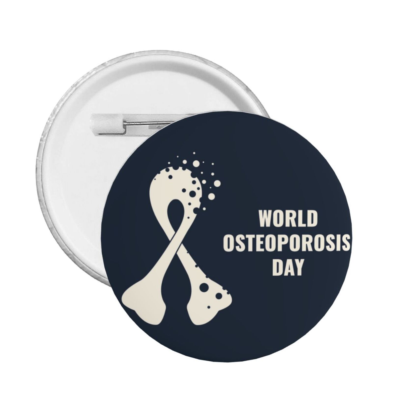 Osteoporosis Awareness Day Circular Button Fashion Badge Decoration