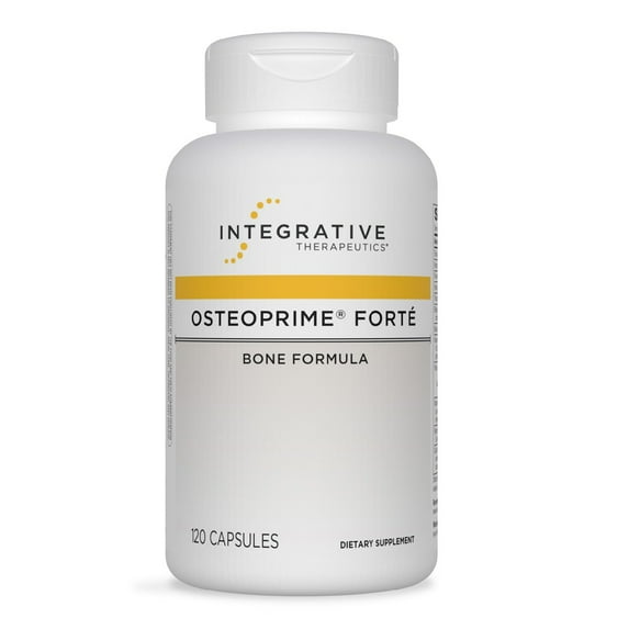 Integrative Therapeutics Osteoprime Forte - Calcium Supplement for Bone Health Support* - Nutritional Supplement for Musculoskeletal Support* - Dairy-Free & Gluten-Free - 120 Capsules (30 Servings)