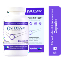 Osteosyn Chondroitin 1000+, with Glucosamine, 112CT-Joint Health Supplement Chondroitin with Glucosamine