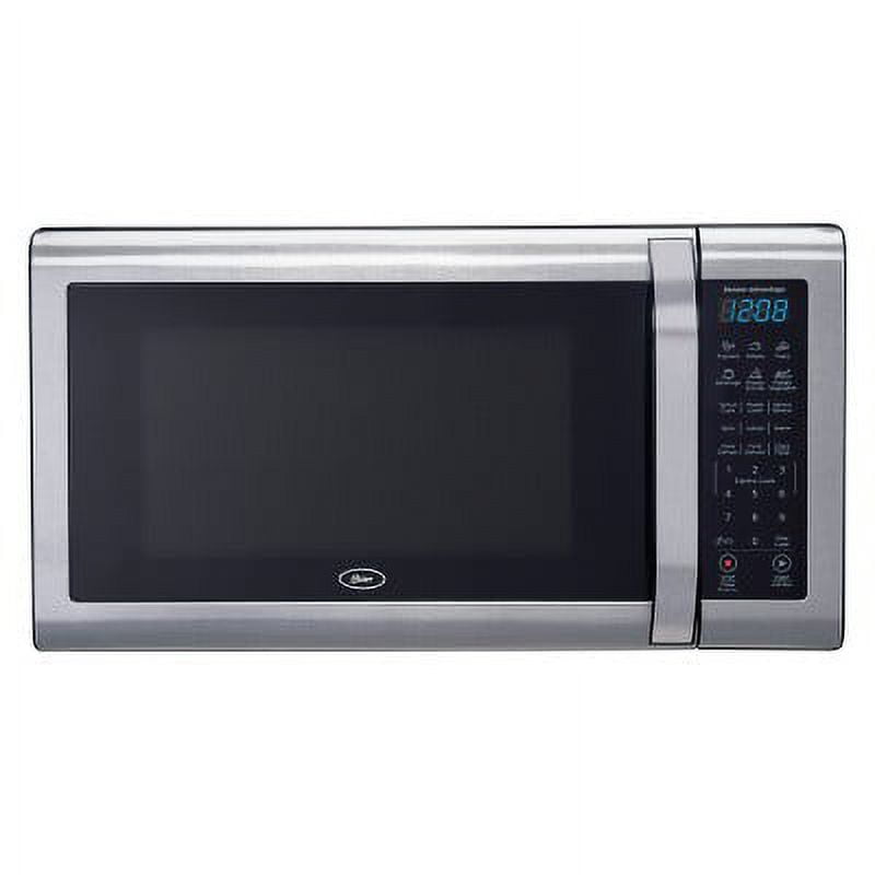 Oster 1.6 cu ft 1100W Countertop Microwave Oven with Turntable, Mid