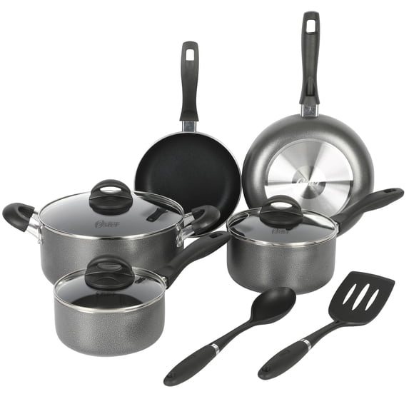 Oster 10 Piece Non-Stick Aluminum Cookware Set