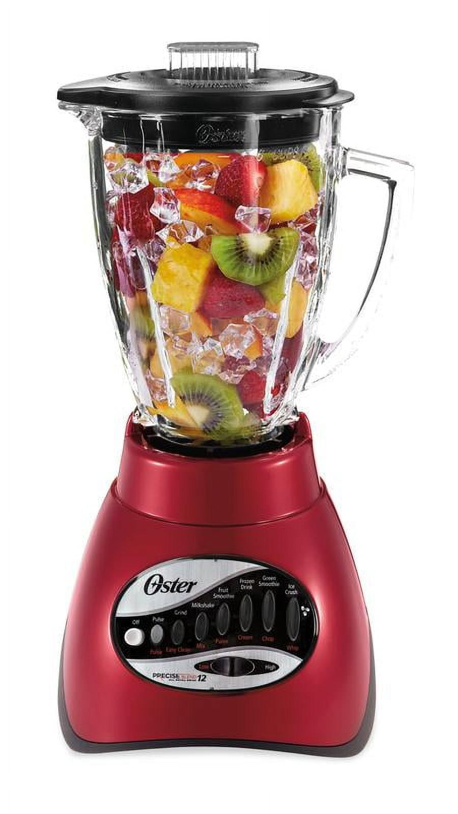 Oster Blender and Food Processor Combo with 3 Settings for Smoothies,  Shakes, and Food Chopping - 3 Speed Texture Select Settings Pro Blender  with