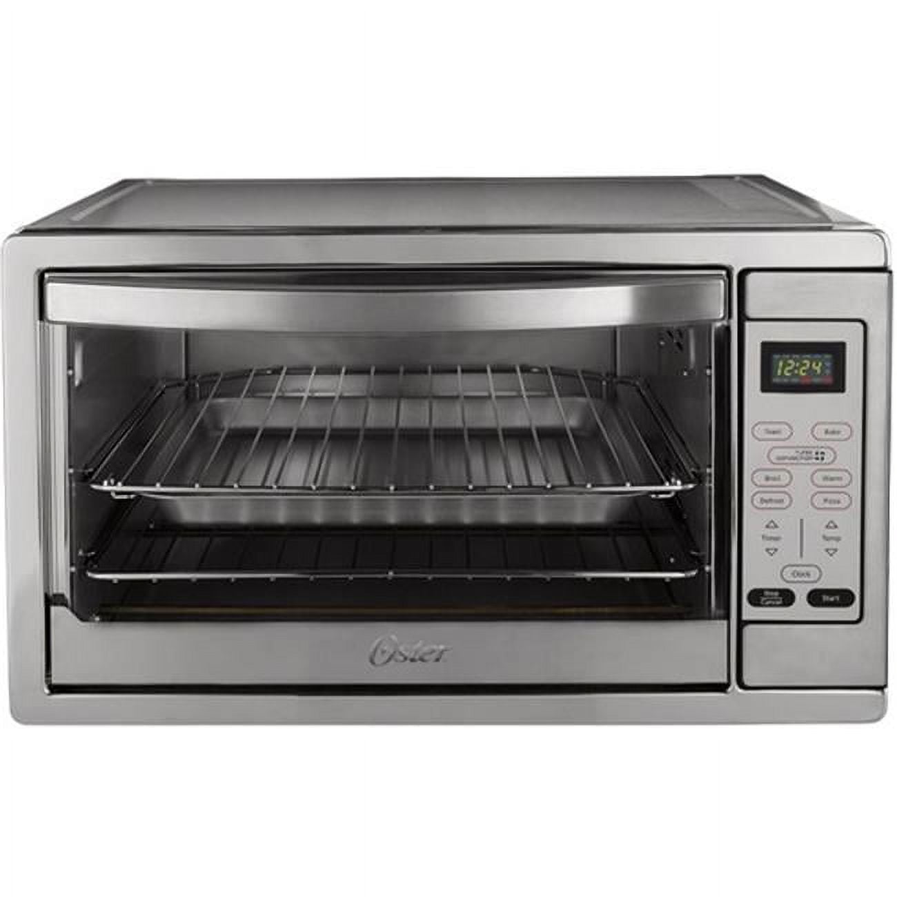 Oster 1500 watt Extra Large Digital Countertop Oven, Brushed Stainless