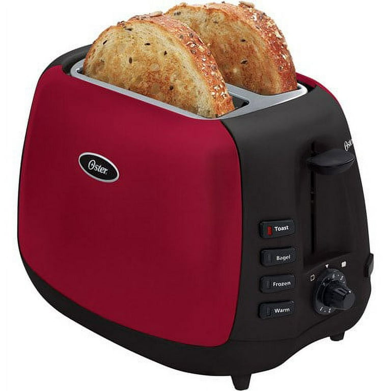 Oster 2-Slice Toaster with Extra-Wide Slots, Red – R & B Import