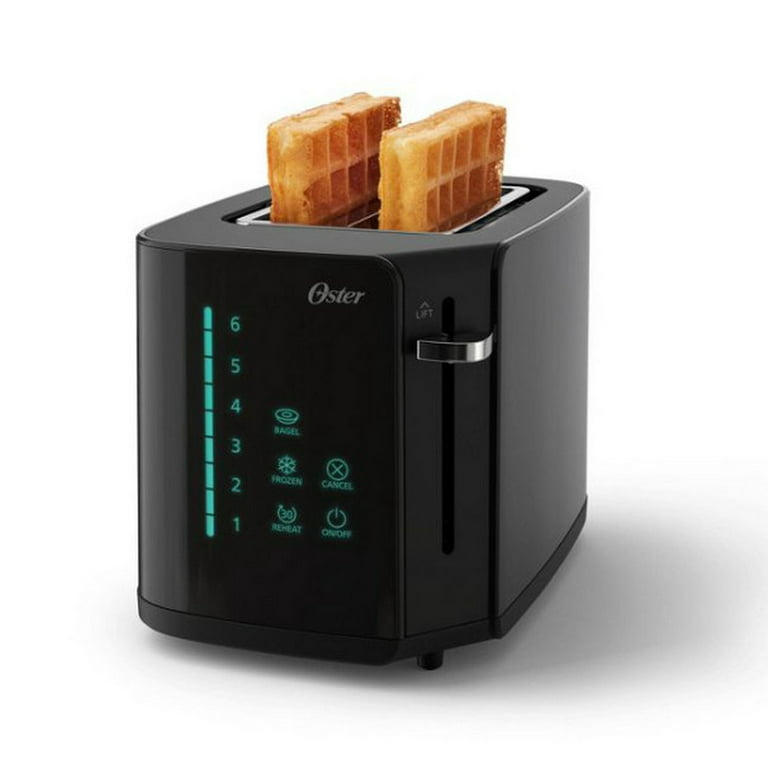 Mecity Toaster 2 Slice Stainless Steel Toaster Countdown Timer