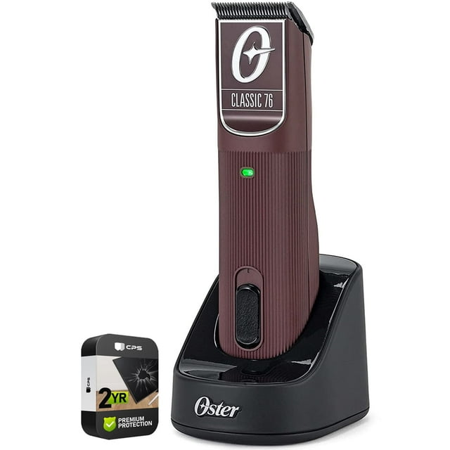 Oster 2143763 Professional Cordless Classic 76 Clipper Bundle with 2 YR CPS Enhanced Protection Pack
