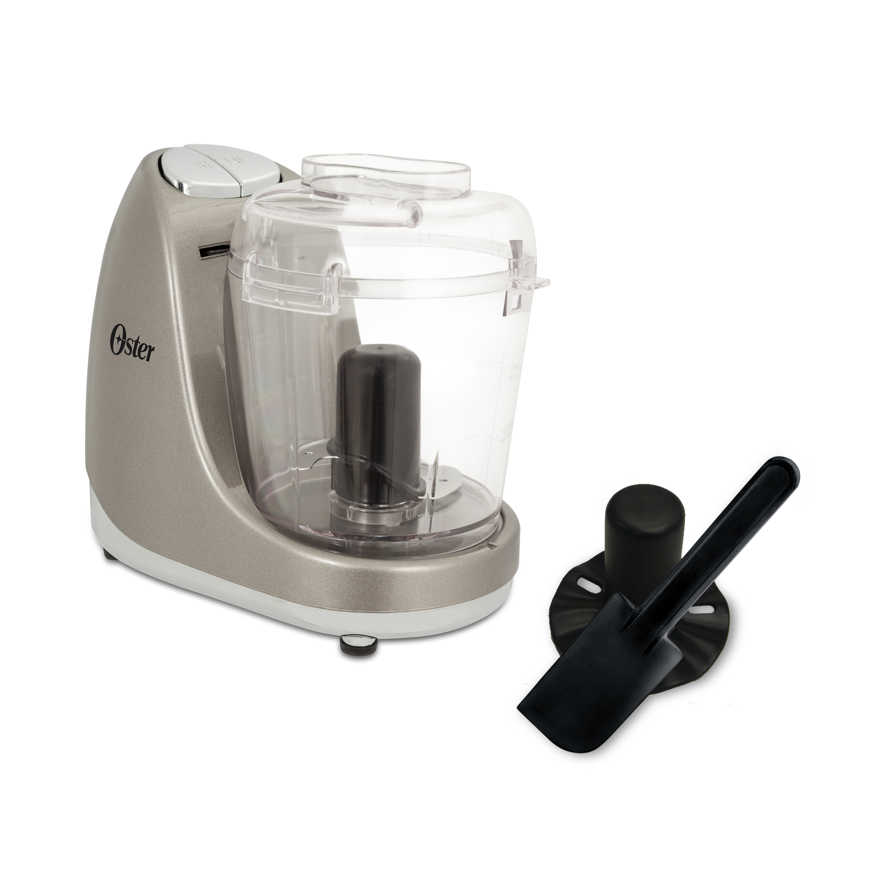 Oster Cup Mini Silver Food Chopper with Whisk