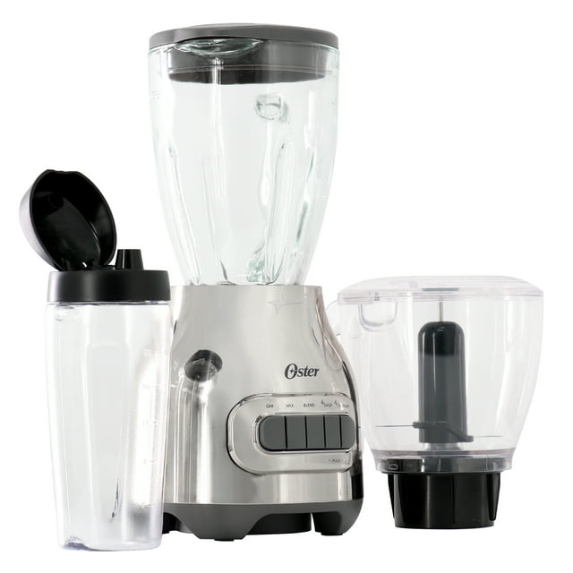 Oster 3in1 Kitchen System, 700W Blender with Easy Clean Glass Jar