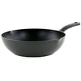 thumbnail image 1 of Oster 4.1 Quart Aluminum Nonstick Wok in Black, 1 of 4