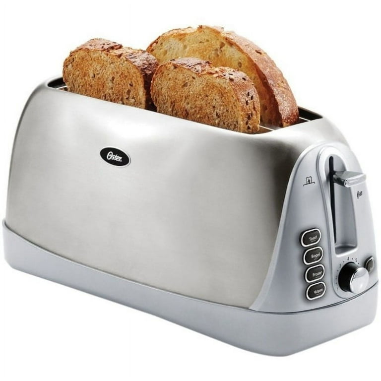 Oster® 4-Slice Long-Slot Toaster, Stainless Steel