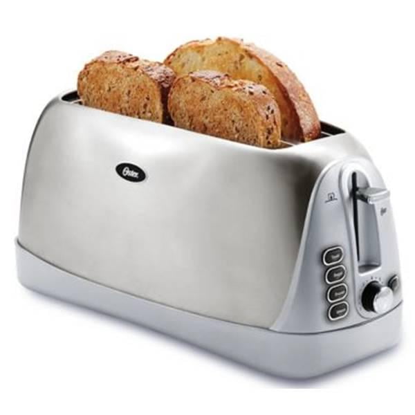 Stainless Steel 4-Slice Extra Long Slot Toaster