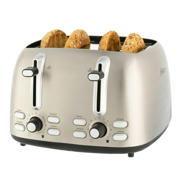 Oster 4 Slice Toaster, Stainless Steel