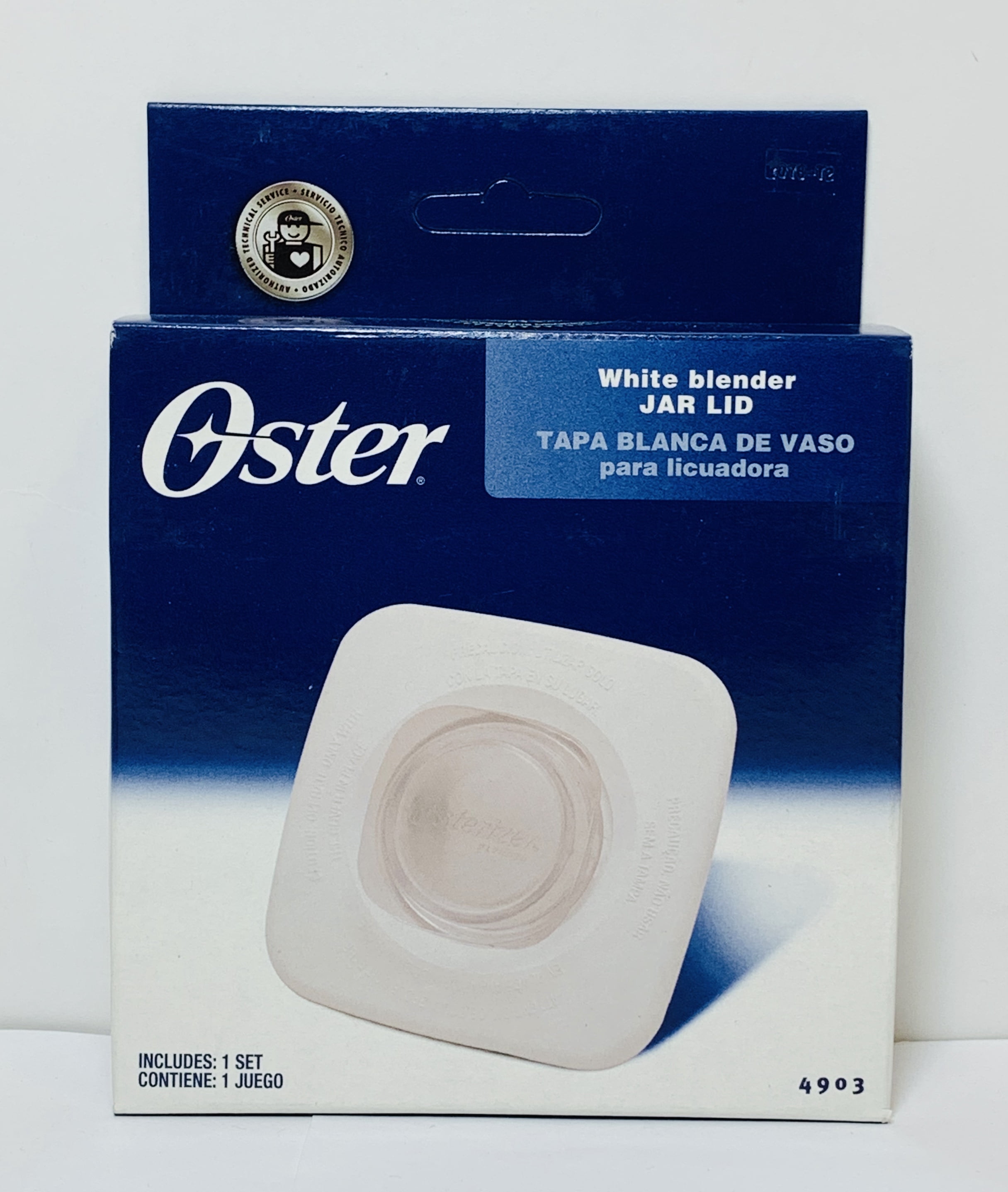 Oster 4903 White Blender Jar Lid and Center Cap