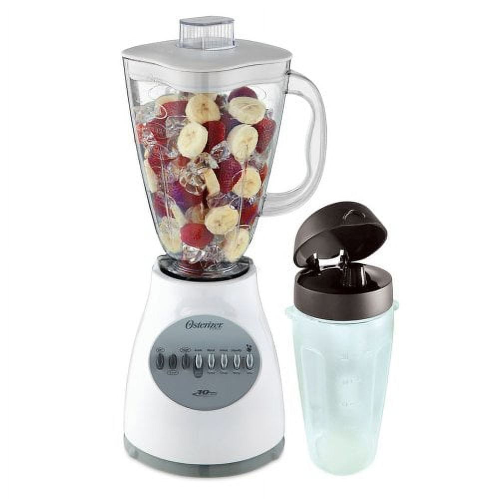 OSTER 6640 10-Speed Blender with Plastic Jar, 48 Ounce, White – Popular  Electronics