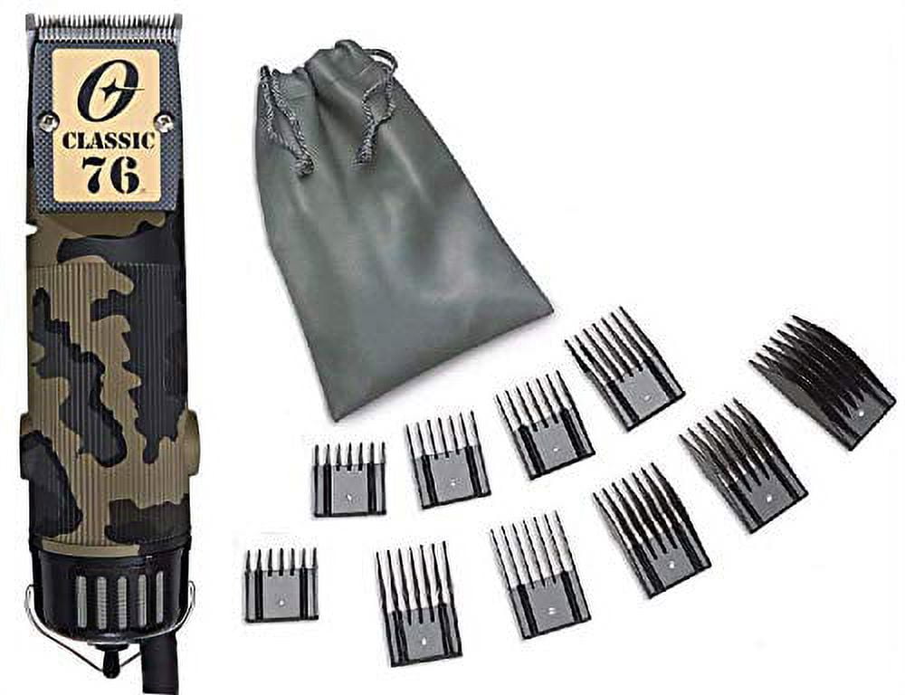 Oster 76 Camouflage Professional Hair Clipper Limited Edition + 10 PC Comb Set